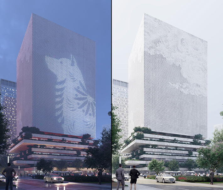 Qianhai Data Center by Mecanoo, Shenzhen, China