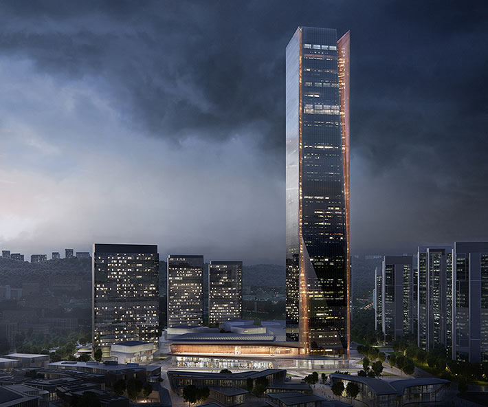 9 Dragon Bay mixed use complex, Weihai, China