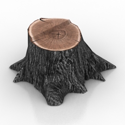 stump 3D Model Preview #856ae10e