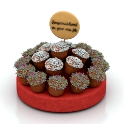 3D Cake preview