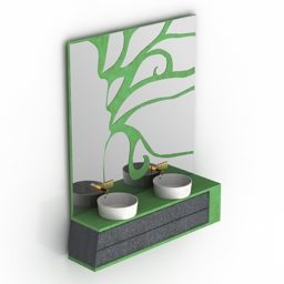 3D Wash-basin preview