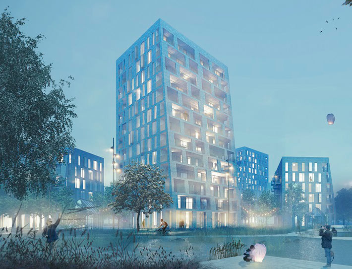 The Creek Park by C.F. Møller, Ostend, Belgium