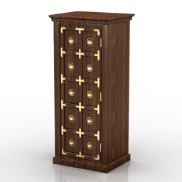 locker brihadratha ornate book case 3D Model Preview #065463c0