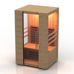 sauna infrared sauna jk-r8201 3D Model Preview #680b82ac
