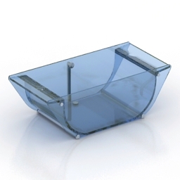 bath glass 3D Model Preview #47bf95bf