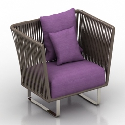 3D Armchair preview