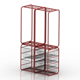 rack hanger and storage 3D Model Preview #241f5d89