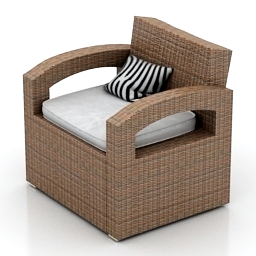 3D Armchair preview