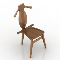 chair werner 3D Model Preview #890834e5