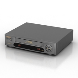player old vhs video recorder 3D Model Preview #4a33c8ee