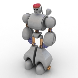 toy robot 3D Model Preview #3d8ba6ba
