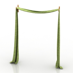 curtain 1 3D Model Preview #8a1672cc