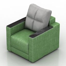 3D Armchair preview