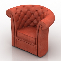 3D Armchair preview