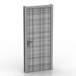 door barausse cacao graffiata inverso 3D Model Preview #69399a8d