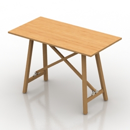 table trestle 3D Model Preview #902ad4b0