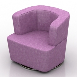 armchair eoos joel & joey fat 3D Model Preview #6826da98
