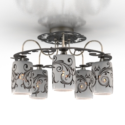 luster maytoni toc012-05-n 3D Model Preview #354fbc21