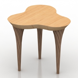table trifoglio massimiliano caviasca 3D Model Preview #223d1ad7