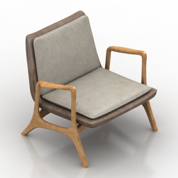 armchair kagan 3D Model Preview #cd226217