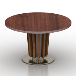 table tavolo dialma brown new 2015 db004132 3D Model Preview #a5957dda
