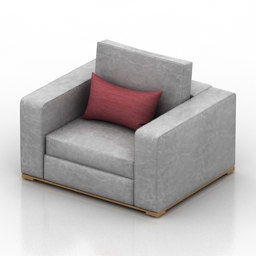 3D Armchair preview