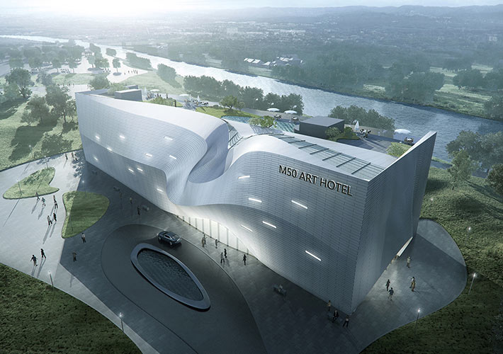 M50 Art Hotel by MUDA-Architects, Qionglai City, China