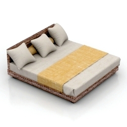 bed net 80 gervason 3D Model Preview #985e622a