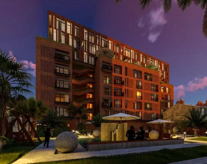 Nodelic apartments, Batumi, Georgia