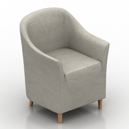 armchair cover 3D Model Preview #6aec3728