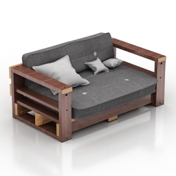 sofa loft 3D Model Preview #f4b20fbb