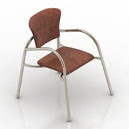 chair metallic 3D Model Preview #b934ea9c