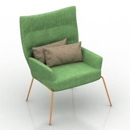 armchair bonaldo sergio bicego nikos 3D Model Preview #896fb61e