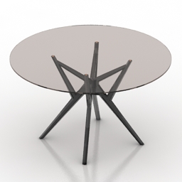 table porada icaro 3D Model Preview #8fe6d527