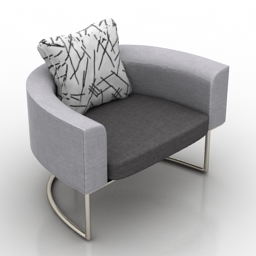 armchair ital 3D Model Preview #88f8aa8b