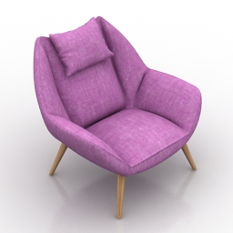 3D Armchair preview