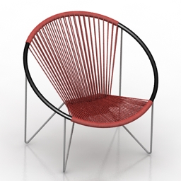 armchair string 3D Model Preview #5c8d577e