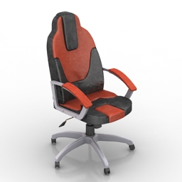 armchair office tetchair neo 2 3D Model Preview #05d8f08f