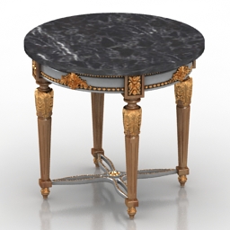 table coffee classic 3D Model Preview #9e735495