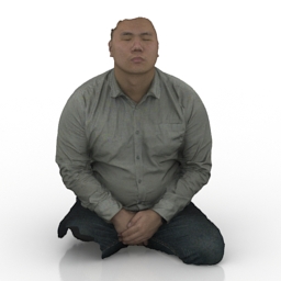 man 3D Model Preview #de96be89