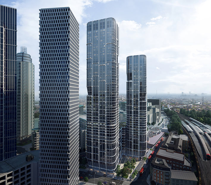 Vauxhall Cross by Zaha Hadid Architects, London, UK