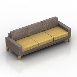 sofa 2 3D Model Preview #ee028cd1