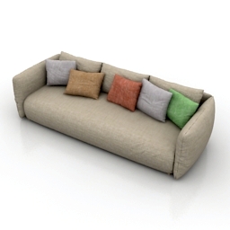 sofa pillows 3D Model Preview #a8ba8620