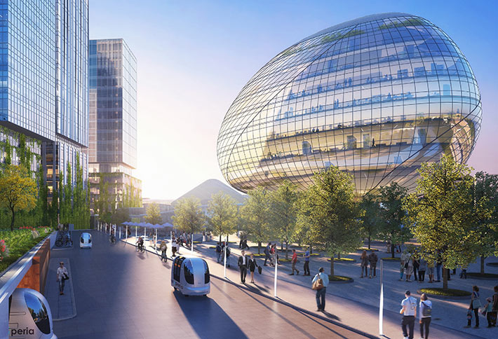 Experia masterplan for the Milan Expo area, Milan, Italy