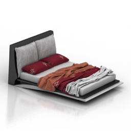 bed square designer 3D Model Preview #205c4abd