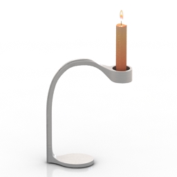 candlestick 2 3D Model Preview #c82fde0e