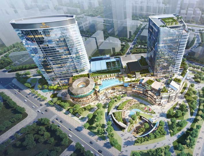 Shangri-La mixed-use development, Fuzhou, China
