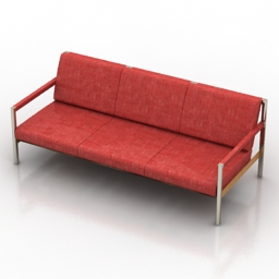 sofa brabo herman miller 3D Model Preview #d6de6913