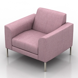 3D Armchair preview
