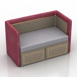 bed homemotions childrens 3D Model Preview #273fbf79